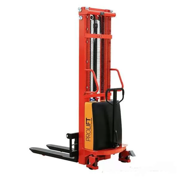 PROLIFT SPN 1025 1 т 2,5 м Штабелер гидравлический с электроподъемом с доставкой в Омск, Грузоподъемность: 1 тонна (1000 кг), Высота подъема вил, м.: 2.5 м купить по выгодной цене 100kwatt.ru