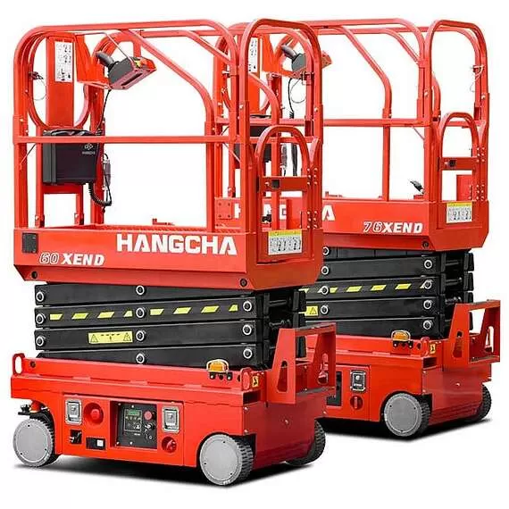 HANGCHA 65XEN 320 кг 4,5 м Ножничный подъемник аккумуляторный с доставкой в Омск, Грузоподъемность: 320 кг, Высота подъема, м.: 4.5 м, Тип питания: аккумуляторные (DC), Напряжение: 24 В, Тип батареи: Кислотная, обслуживаемая купить по выгодной цене 100kwatt.ru