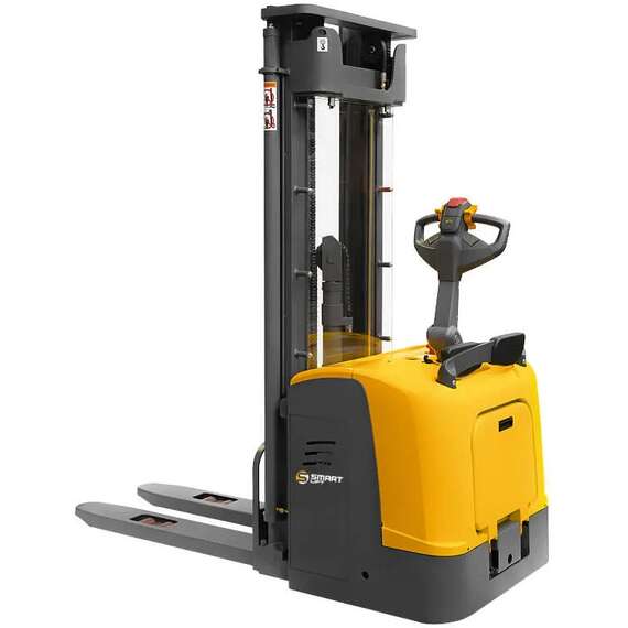 SMARTLIFT CDDK15-I 1500 кг 4,5 м 300 Ач Штабелер самоходный с платформой оператора с доставкой в Омск купить по выгодной цене 100kwatt.ru