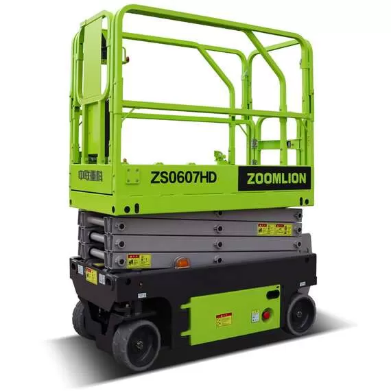 ZOOMLION ZS0607HD-Li 230 кг 6 м Li-ion Ножничный электрогидравлический подъемник с доставкой в Омск, Грузоподъемность: 230 кг, Высота подъема, м.: 6 м, Тип питания: аккумуляторные (DC), Напряжение: 12 В, Тип батареи: Li-ion, литий-ионная купить по выгодной цене 100kwatt.ru