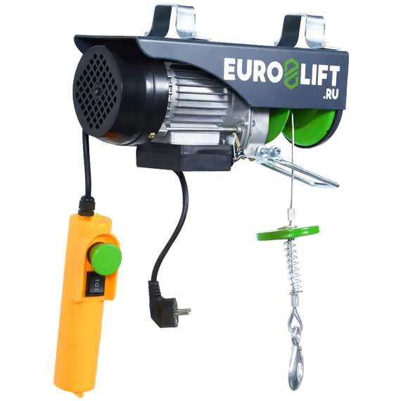 EURO-LIFT PA-1200 600 кг 18 м Мини-таль электрическая стационарная с доставкой в Омск купить по выгодной цене 100kwatt.ru