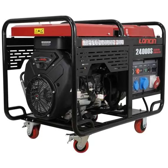 LONCIN LC24000S 18 кВт 220-380В Генератор бензиновый трёхфазный с доставкой в Омск купить по выгодной цене 100kwatt.ru