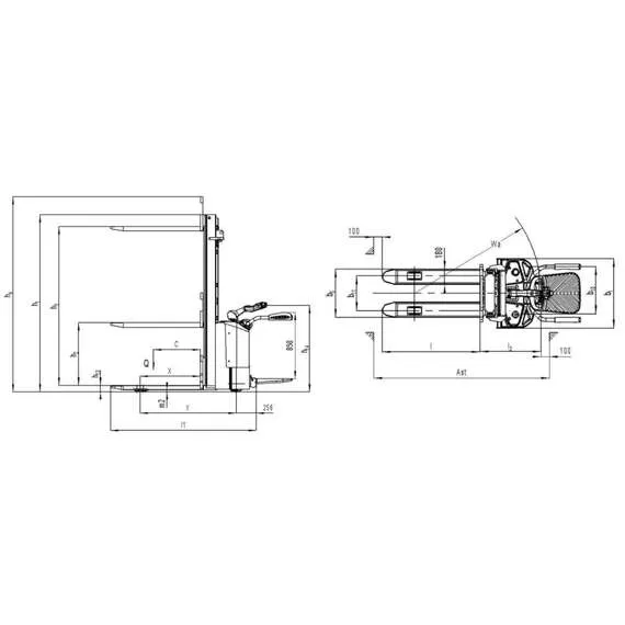 Noblelift PSE15-C DX29 1,5 т 2,9 м Штабелер самоходный с платформой оператора с доставкой в Омск, Грузоподъемность: 1.5 тонны (1500 кг), Высота подъема вил, м.: 2.9 м, Тип батареи: Кислотная, необслуживаемая купить по выгодной цене 100kwatt.ru