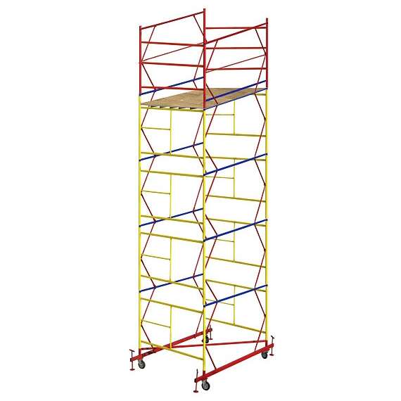 Промышленник ВСП 1,6х2,0 6,4 м Вышка-тура ver. 2.0 с доставкой в Омск, Размер рабочей площадки: 2 х 1.6 м, Общая высота: 6 м купить по выгодной цене 100kwatt.ru