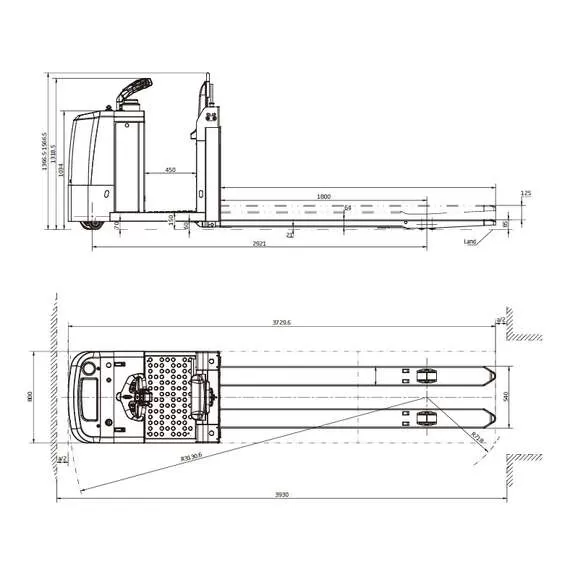 HANGCHA CJD25-AC2-L 2,5 т Подборщик заказов с доставкой в Омск, Грузоподъемность: 2.5 тонны (2500 кг), Высота подъема, м.: 125 мм, Длина вил: 1150 мм купить по выгодной цене 100kwatt.ru