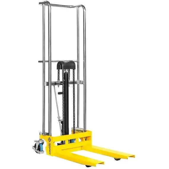 SMARTLIFT PJ4150 400 кг 1,5 м Штабелер ручной гидравлический с доставкой в Омск купить по выгодной цене 100kwatt.ru