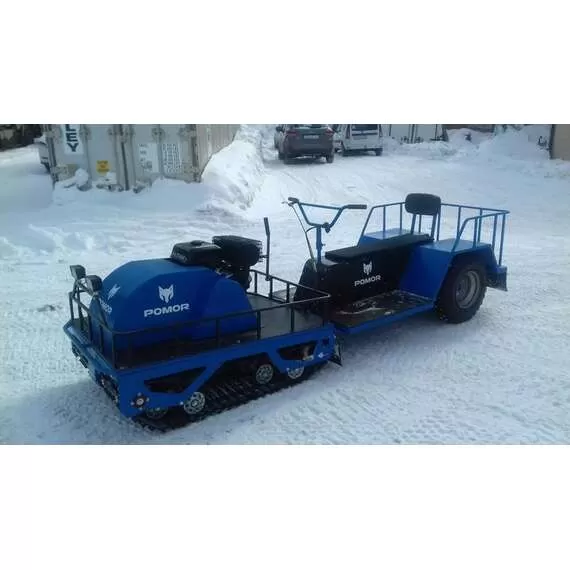 Pomor Х2 K18,5 Мотобуксировщик с реверс-редуктором с доставкой в Омск купить по выгодной цене 100kwatt.ru