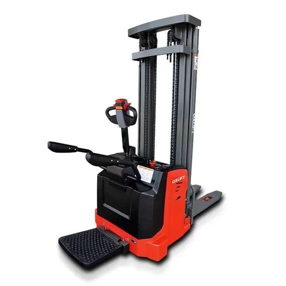 OXLIFT BX-3020 Cамоходный штабелер с платформой для оператора 3 м 2000 кг с доставкой в Омск купить по выгодной цене 100kwatt.ru