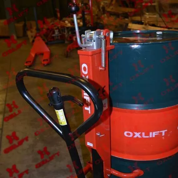 OXLIFT DT-250 Гидравлическая тележка для бочек 250 кг с доставкой в Омск купить по выгодной цене 100kwatt.ru